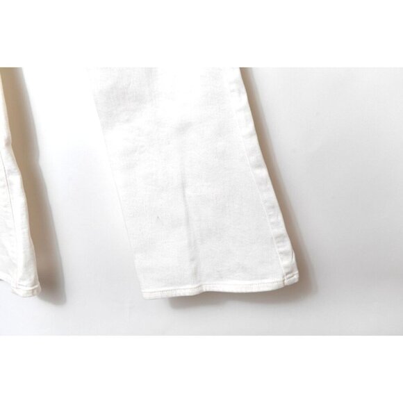 Seven For All Mankind Jeans Womens 28 White Mega Flare Denim Boho Western NEW - Picture 6 of 14